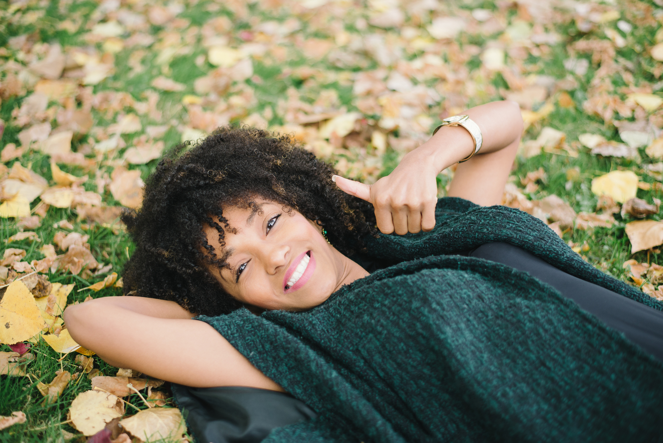 Autumn relax and happiness